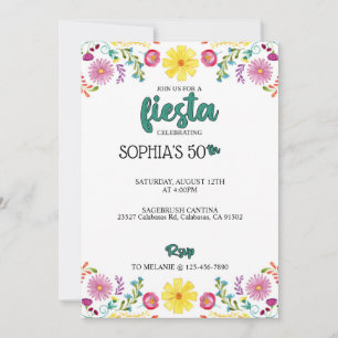 Fiesta, Birthday, mexican theme Save The Date