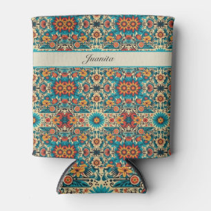 Fiesta Blooms, customisable Can Cooler