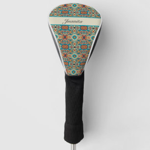 Fiesta Blooms, customisable Golf Head Cover