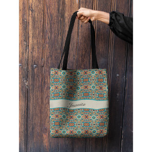 Fiesta Blooms, customisable Tote Bag