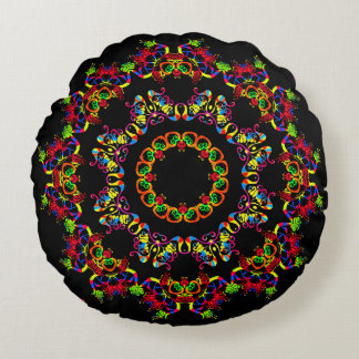 Fiesta Blooms Round Cushion