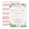 Fiesta Blush Floral Succulent Bridal Shower Invite