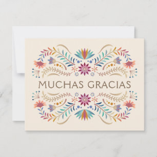 Fiesta Boho Birthday Shower Wedding Thank You Card