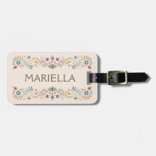 Fiesta Boho Luggage Tag