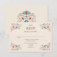 Fiesta Boho Wedding Quinceañera RSVP