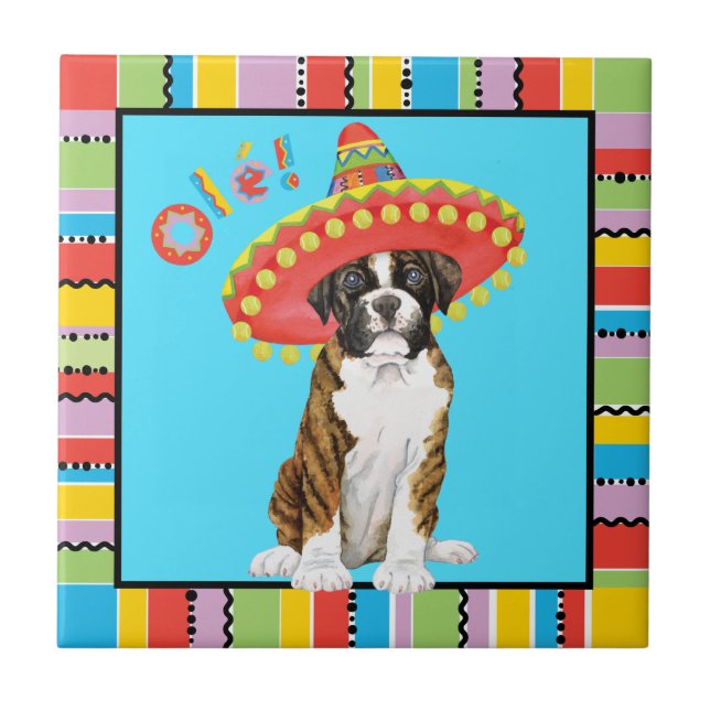Fiesta Boxer Tile (Front)