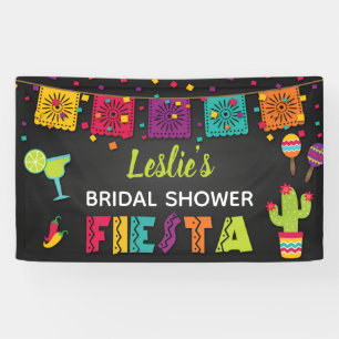 Fiesta Bridal Shower Banner with Margarita
