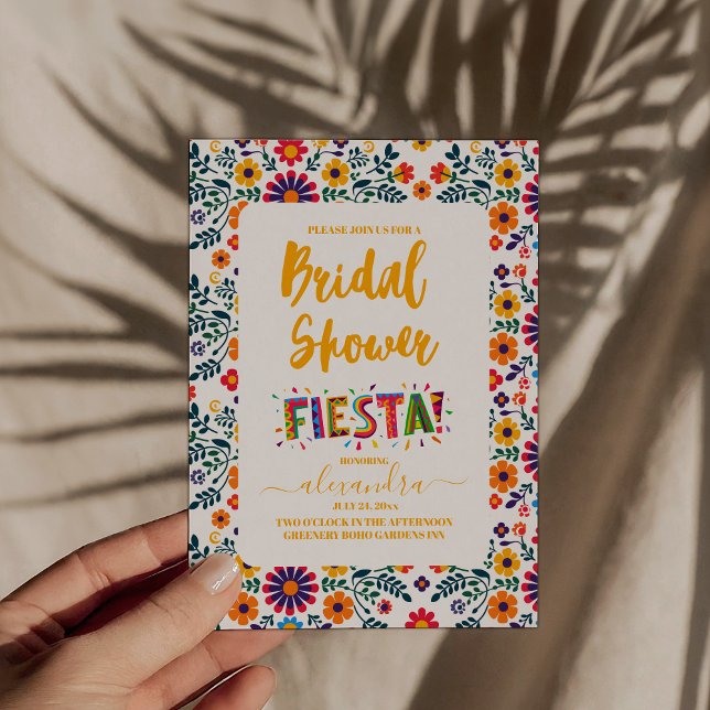 Fiesta Bridal Shower Invitation (Creator Uploaded)