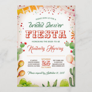 Fiesta Bridal Shower Invitation