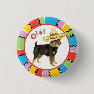 Fiesta Brussels Griffon 3 Cm Round Badge