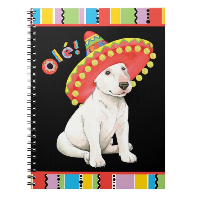 Fiesta Bull Terrier Notebook (Front)