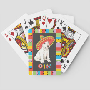 Fiesta Bull Terrier Playing Cards