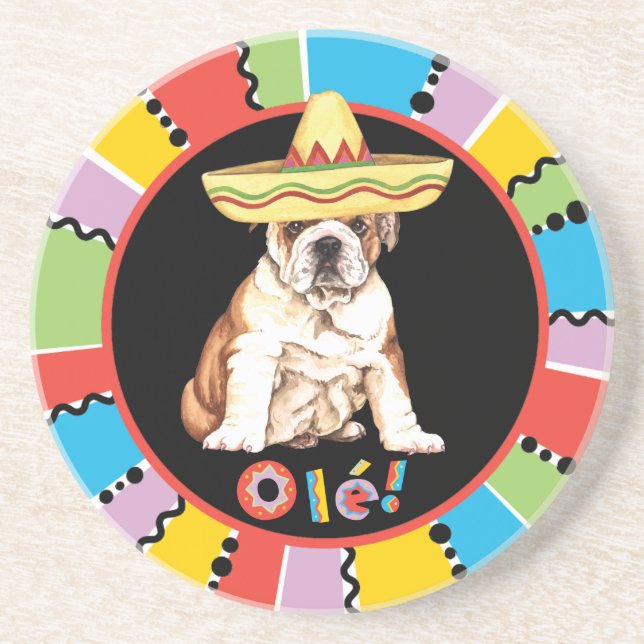 Fiesta Bulldog Coaster (Front)