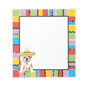 Fiesta Bulldog Notepad