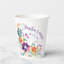 FIESTA Cacti Folkart Flowers Custom