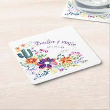 FIESTA Cacti Folkart Flowers Custom