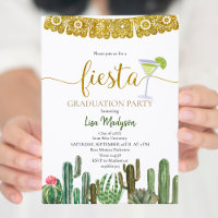 Fiesta Cactus Graduation Party Mexican