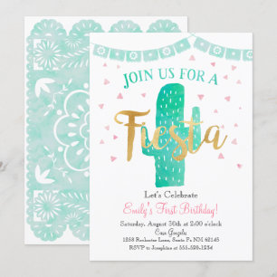 Fiesta Cactus Invitation, Perfect for any Event! Invitation