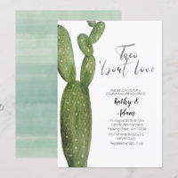 Fiesta Cactus Taco about Love COUPLES SHOWER