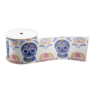  Fiesta Calaveras  Satin Ribbon