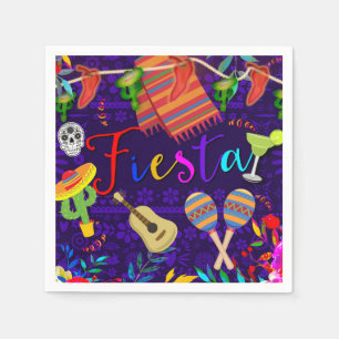 Fiesta Celebration Birthday Party Cinco De Mayo Napkin