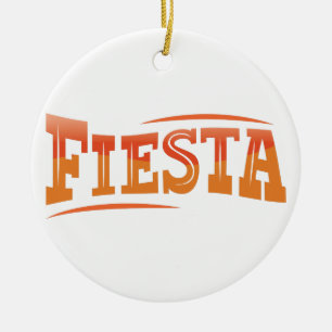Fiesta Ceramic Tree Decoration