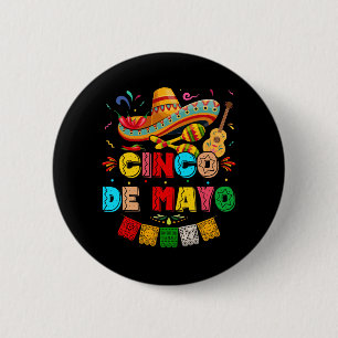 Fiesta Cinco de Mayo 6 Cm Round Badge