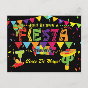 Fiesta Cinco De Mayo Celebration Party Invitation