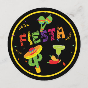 FIESTA Cinco De Mayo Celebration Party Invitation