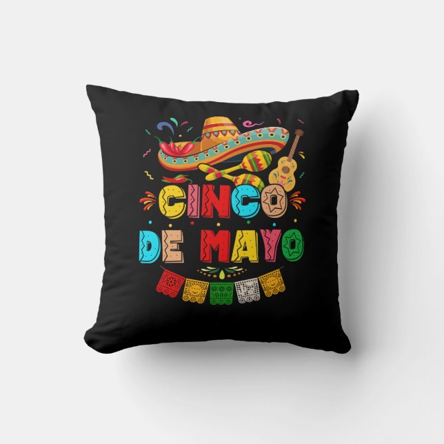 Fiesta Cinco de Mayo Cushion (Front)