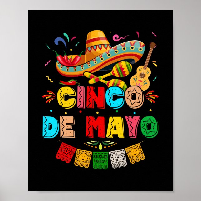 Fiesta Cinco de Mayo Poster (Front)