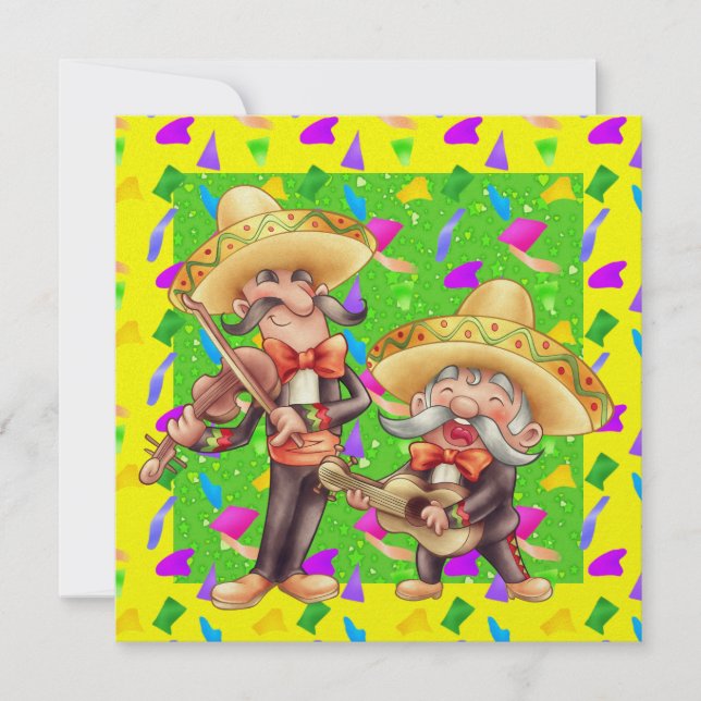 Fiesta - Cinco de Mayo - SRF Invitation (Front)