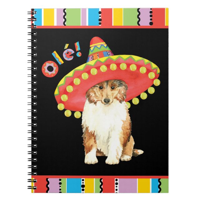 Fiesta Collie Notebook (Front)