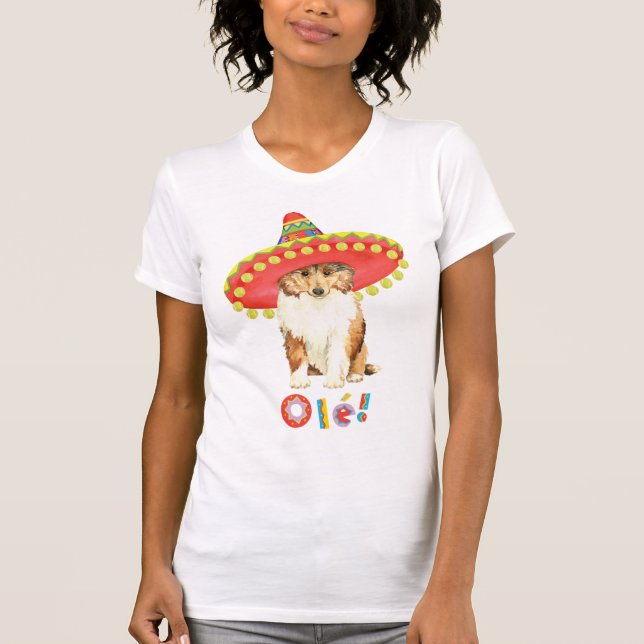 Fiesta Collie T-Shirt (Front)