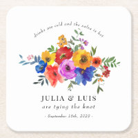 Fiesta Colourful Flower Wedding Engagement