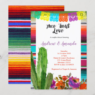 Fiesta Couples Shower Invitation Mexican