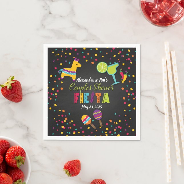 Fiesta Couples Shower Napkins (Insitu)