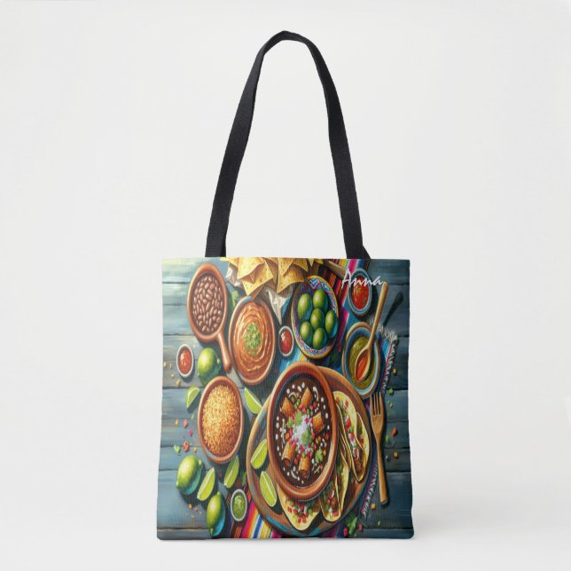 "Fiesta" Customisable Tote Bag (Front)