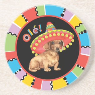 Fiesta Dachshund Coaster