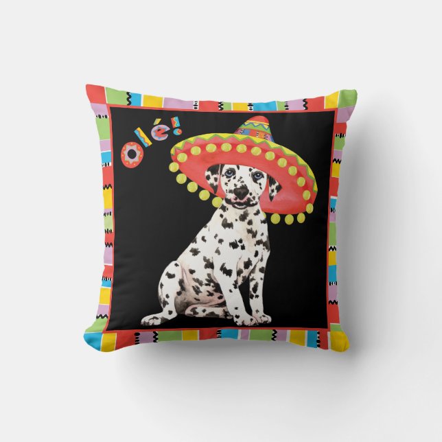 Fiesta Dalmatian Cushion (Front)