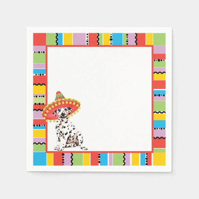 Fiesta Dalmatian Napkin (Front)