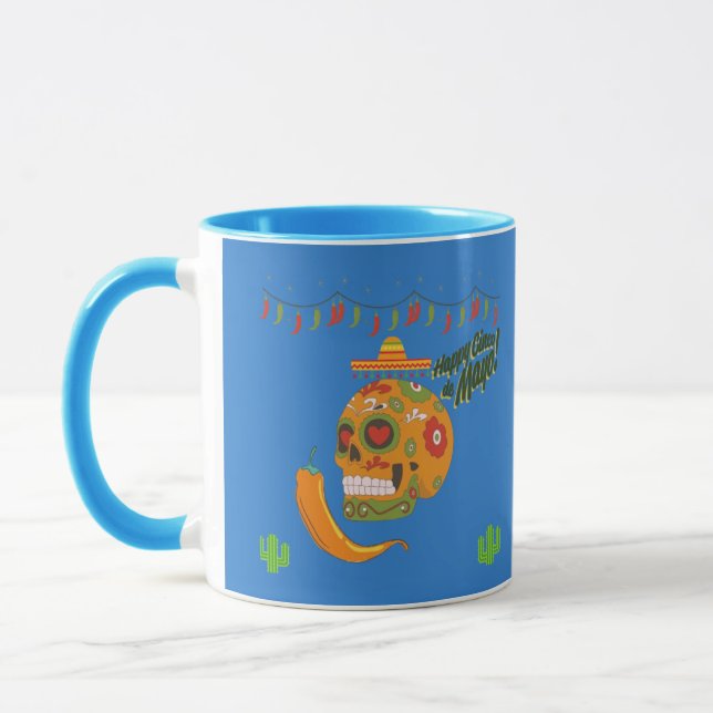 Fiesta de Fuego blue Mug (Left)