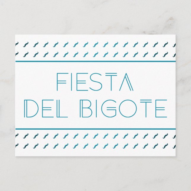 Fiesta Del Bigote Postcard (Front)