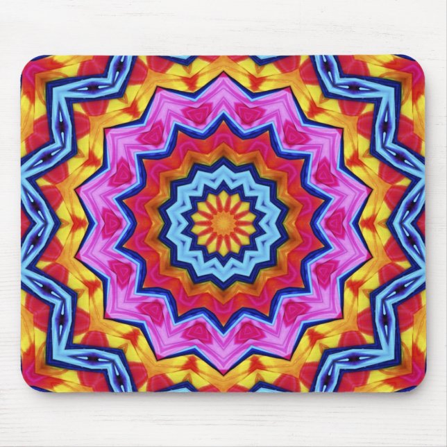 Fiesta Design Mandala Mouse Mat (Front)