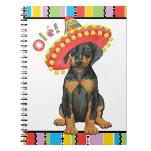 Fiesta Doberman Pinscher Notebook