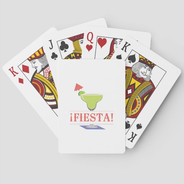 Fiesta Drink Playing Cards (Back)
