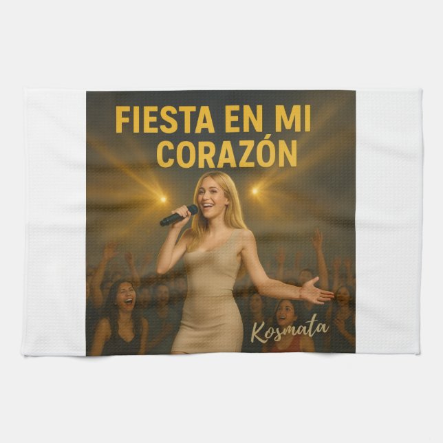 Fiesta en mi corazón - Geschirrtücher Tea Towel (Horizontal)