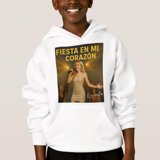 Fiesta en mi corazón - Hoodie Jungs (Front)