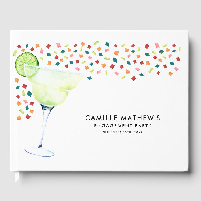 Fiesta Engagement Party Guest Book (Front)