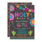 Fiesta Engagement Party Invitation Holy Guacamole